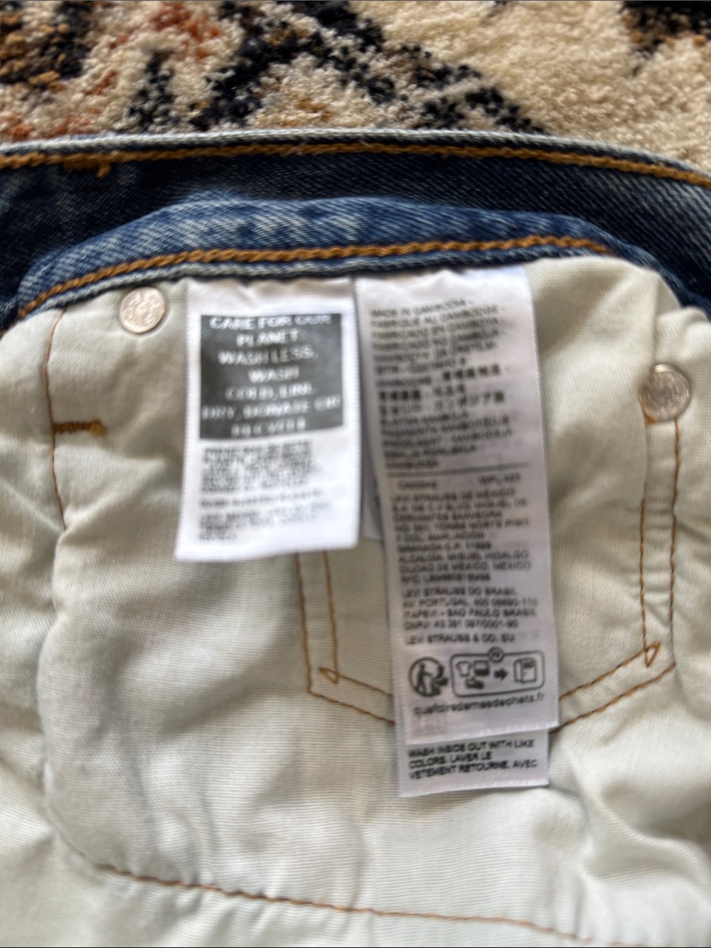 Levi’s 501 90’s vintage Wash Jeans 28 - Picture 8 of 9